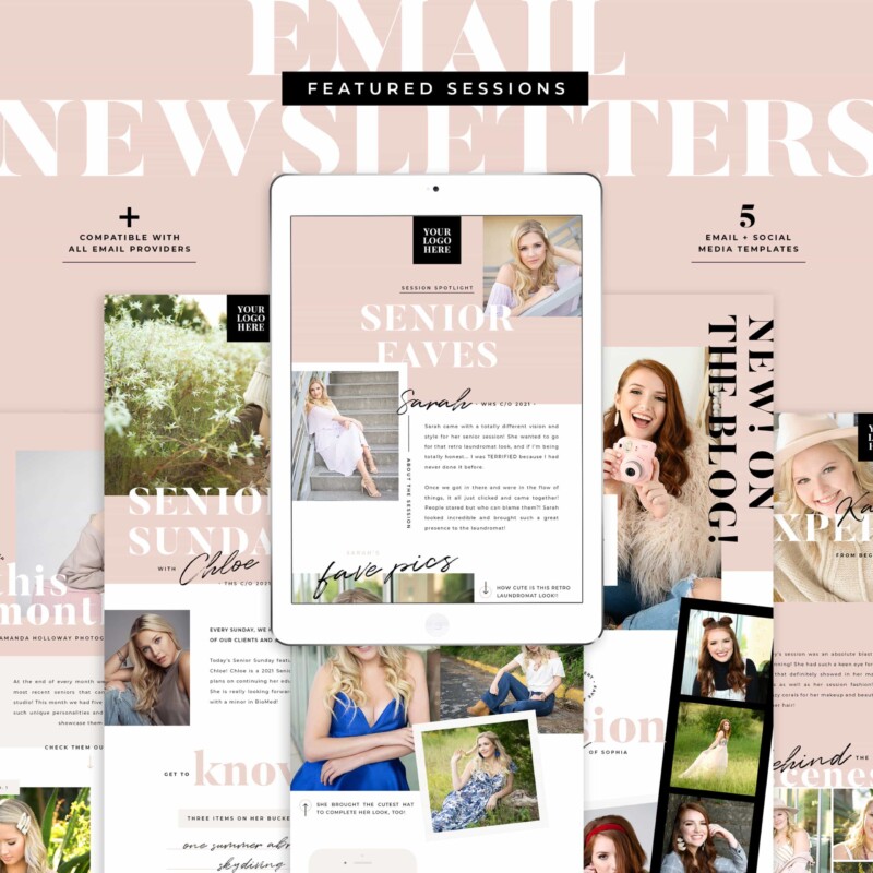 Senior Features: Newsletter Templates - Collection #2