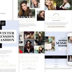 Seasonal Fashion: Newsletter Templates - Collection #6