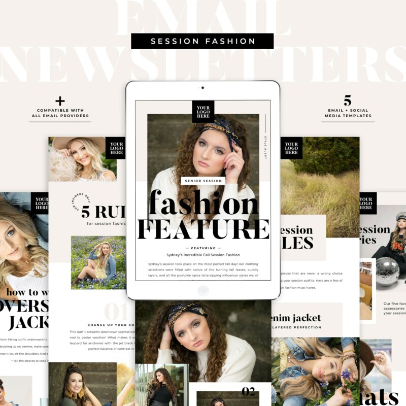 Session Fashion: Newsletter Templates - Collection #5