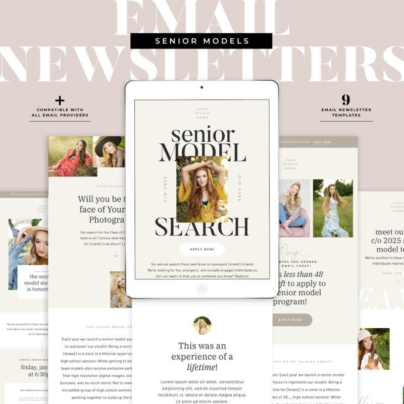 Senior Reps: Newsletter Templates - Collection #9