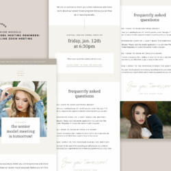 Senior Reps: Newsletter Templates - Collection #9