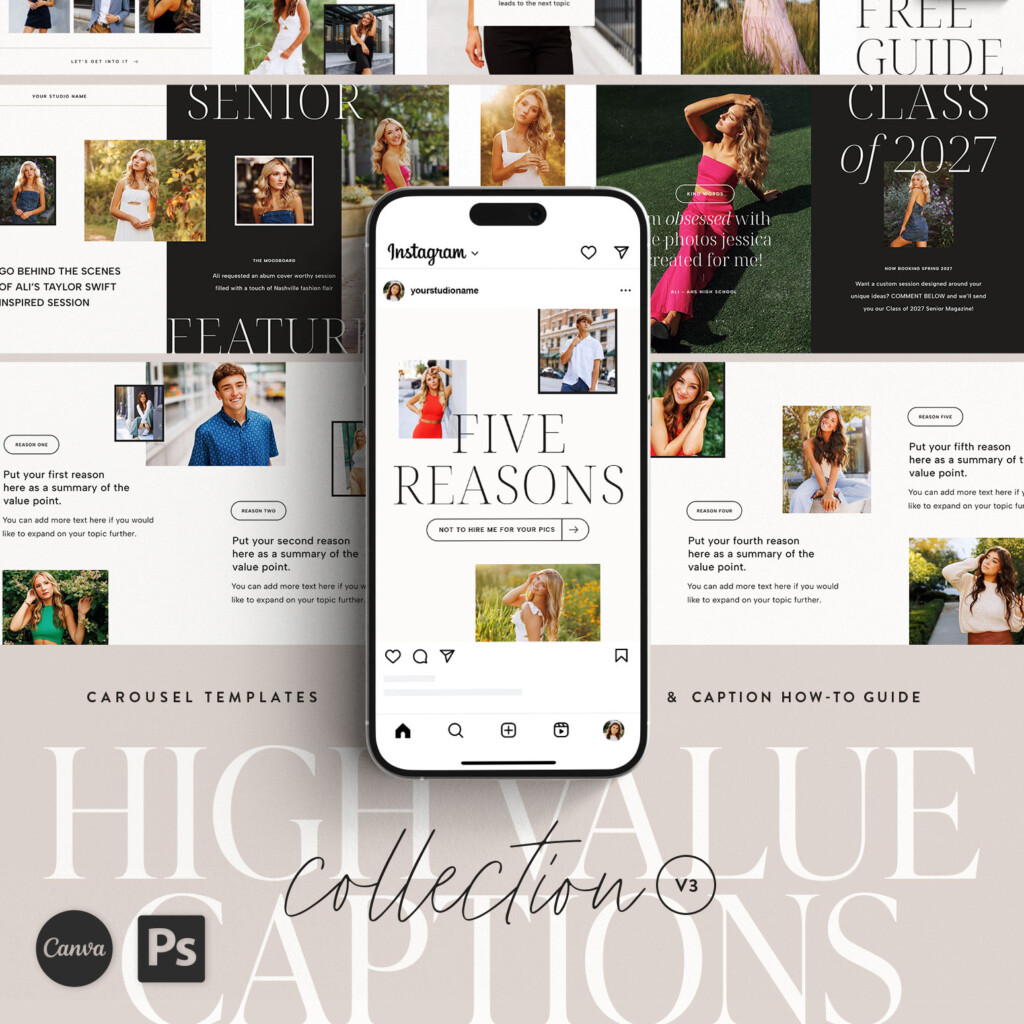 Instagram Canva Templates for Photographers